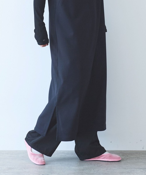 yuni(ユニ )の「レーヨンウール slit neck jumper スカート(ジャンパースカート・レディース・ネイビー/カーキ・FREE)」の12枚目の写真