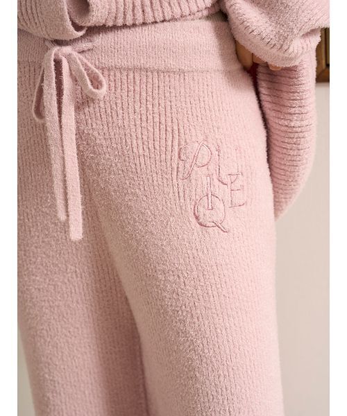 最終値下げ ジェラートピケ ジーズーロンＴ ロングパンツセット ピンク gelato pique（ジェラートピケ） シーズー柄ロングパンツ pwcp254255