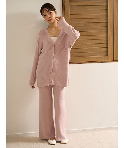 調温スムーズィーリブロングパンツ（ルームウェア/パジャマ）｜gelato