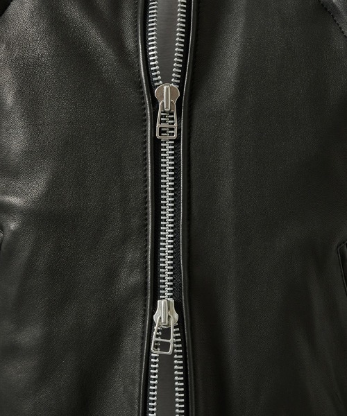 NVRFRGT(ネヴァーフォーゲット)の「【NVRFRGT】LEATHER MOTORCYCLE JACKET(ライダースジャケット・メンズ・ブラック・1/2)」の11枚目の写真