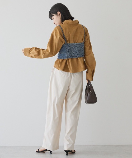 AMERICAN HOLIC（アメリカンホリック）の「Wポケットスエードライクシャツ（シャツ/ブラウス・レディース・キャメル・L/M）」の11枚目の写真