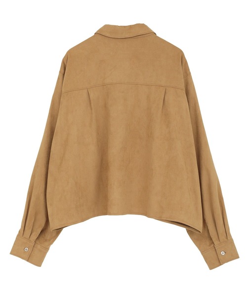 AMERICAN HOLIC（アメリカンホリック）の「Wポケットスエードライクシャツ（シャツ/ブラウス・レディース・キャメル・L/M）」の2枚目の写真
