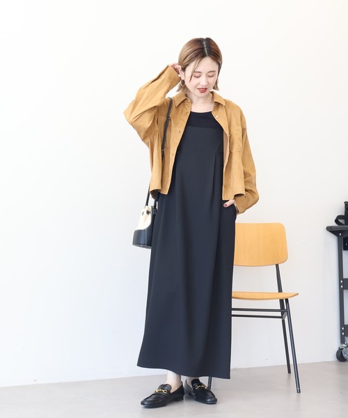 AMERICAN HOLIC（アメリカンホリック）の「Wポケットスエードライクシャツ（シャツ/ブラウス・レディース・キャメル・L/M）」の18枚目の写真