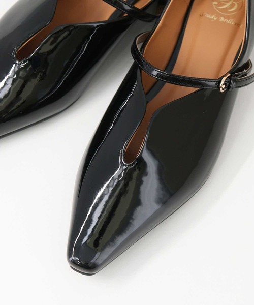 Gready Brilliant(グレディブリリアン)の「エナメルスリットパンプス(パンプス・レディース・ブラック・38/37/36)」の11枚目の写真