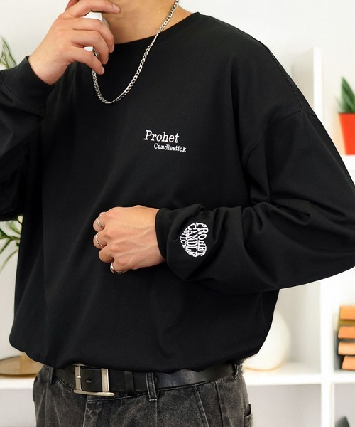 Burner(バーナー)の「【GROOVY STORE】ヘビーウエイト ロングスリーブT(Tシャツ/カットソー・メンズ・A/B/D/C/その他2/その他3/その他1/スミクロ/ホワイト/ブラウン/ブラック/ブラック系3/ホワイト系2/ホワイト系3/ブラック系2・LL/M/L)」の11枚目の写真