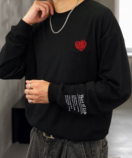 Burner(バーナー)の「【GROOVY STORE】ヘビーウエイト ロングスリーブT(Tシャツ/カットソー・メンズ・A/B/D/C/その他2/その他3/その他1/スミクロ/ホワイト/ブラウン/ブラック/ブラック系3/ホワイト系2/ホワイト系3/ブラック系2・LL/M/L)」の15枚目の写真