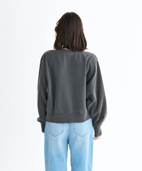 ROXY(ロキシー)の「SUNSET CHASER /ロキシーショート丈フロントグラフィックプリントプルオーバースウェットトレーナー(スウェット・レディース・ピンク/ホワイト/ブラック・LARGE/MEDIUM/SMALL)」の10枚目の写真