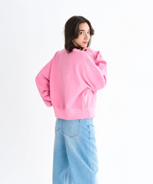 ROXY(ロキシー)の「SUNSET CHASER /ロキシーショート丈フロントグラフィックプリントプルオーバースウェットトレーナー(スウェット・レディース・ピンク/ホワイト/ブラック・LARGE/MEDIUM/SMALL)」の15枚目の写真