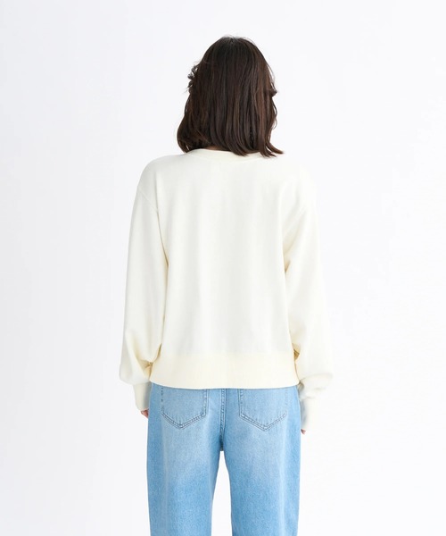 ROXY(ロキシー)の「SUNSET CHASER /ロキシーショート丈フロントグラフィックプリントプルオーバースウェットトレーナー(スウェット・レディース・ピンク/ホワイト/ブラック・LARGE/MEDIUM/SMALL)」の4枚目の写真