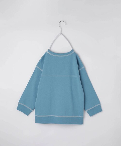 THE SHOP TK （ザ ショップ ティーケー ）の「【110-160】カラーロック裏毛プルオーバー（Tシャツ/カットソー・キッズ・グリーン/ブルー/アイボリー/ブラック・13/14/15 /16/11/12）」の12枚目の写真