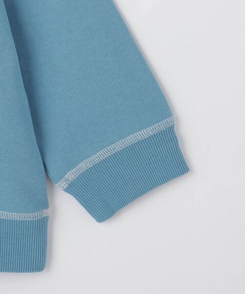 THE SHOP TK （ザ ショップ ティーケー ）の「【110-160】カラーロック裏毛プルオーバー（Tシャツ/カットソー・キッズ・グリーン/ブルー/アイボリー/ブラック・13/14/15 /16/11/12）」の14枚目の写真