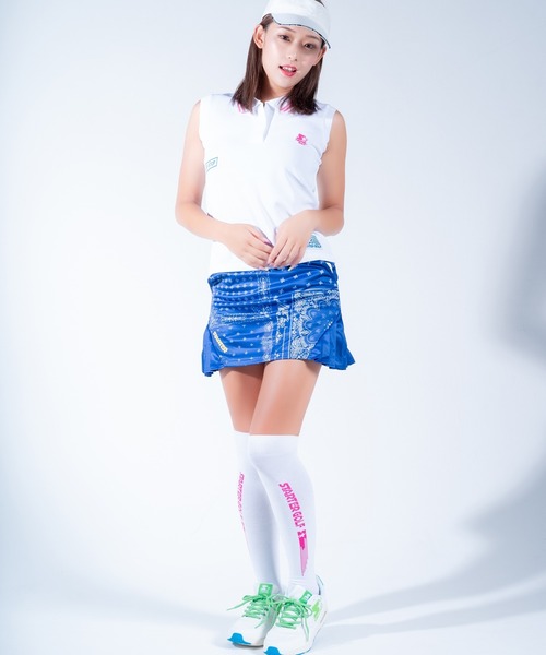 ARCHIVER(アーカイバ)の「●STARTER GOLF●スターターゴルフ STARTERロゴ刺繍ノースリーブポロシャツレディース SG-123010(ポロシャツ・レディース・ホワイト・S)」の4枚目の写真