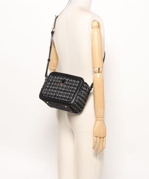 セール】パディングフレームツイード ショルダー（ショルダーバッグ