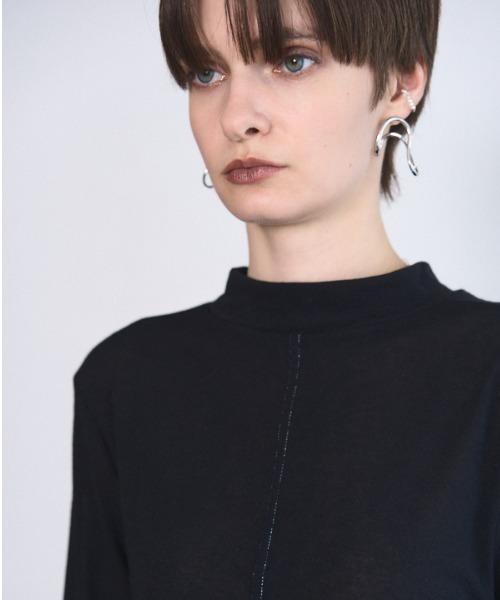 Muel Chic(ミュエルシック)の「Tao turtle long CS タオタートルロングカットソー(Tシャツ/カットソー・レディース・ホワイト/ブラック/グレー/サックスブルー/オレンジ/モカ・FREE)」の13枚目の写真