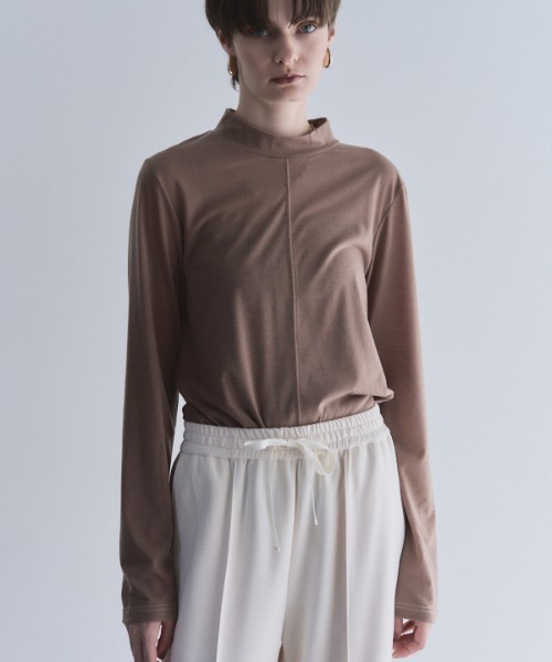 Muel Chic(ミュエルシック)の「Tao turtle long CS タオタートルロングカットソー(Tシャツ/カットソー・レディース・ホワイト/ブラック/グレー/サックスブルー/オレンジ/モカ・FREE)」の21枚目の写真