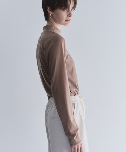 Muel Chic(ミュエルシック)の「Tao turtle long CS タオタートルロングカットソー(Tシャツ/カットソー・レディース・ホワイト/ブラック/グレー/サックスブルー/オレンジ/モカ・FREE)」の19枚目の写真