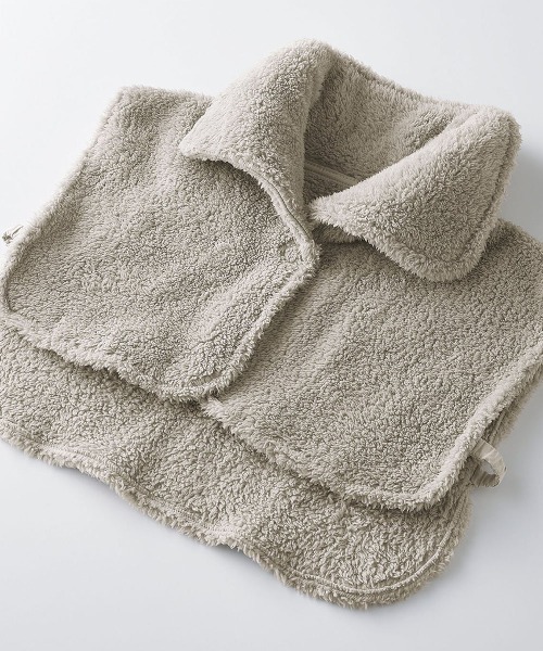 BACKYARD FAMILY（バックヤードファミリー）の「耳まであったか首元ベスト（その他ルームウェア・レディース・グレイッシュベージュ・FREE）」の12枚目の写真