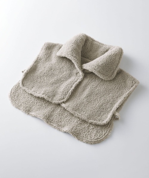 BACKYARD FAMILY（バックヤードファミリー）の「耳まであったか首元ベスト（その他ルームウェア・レディース・グレイッシュベージュ・FREE）」の3枚目の写真