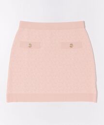 MK DOT ロゴ ジャカード ニット スカート