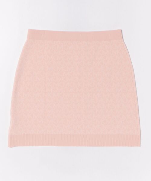 MICHAEL KORS(マイケルコース)の「MK DOT ロゴ ジャカード ニット スカート(スカート・レディース・ピンク系・M/L/XL/XS/S)」の2枚目の写真