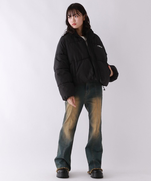 repipi armario（レピピ アルマリオ）の「エアサーマルショートブルゾン（ブルゾン・キッズ・ブラック/ブラウン/その他・SMALL/MEDIUM/LARGE）」の8枚目の写真