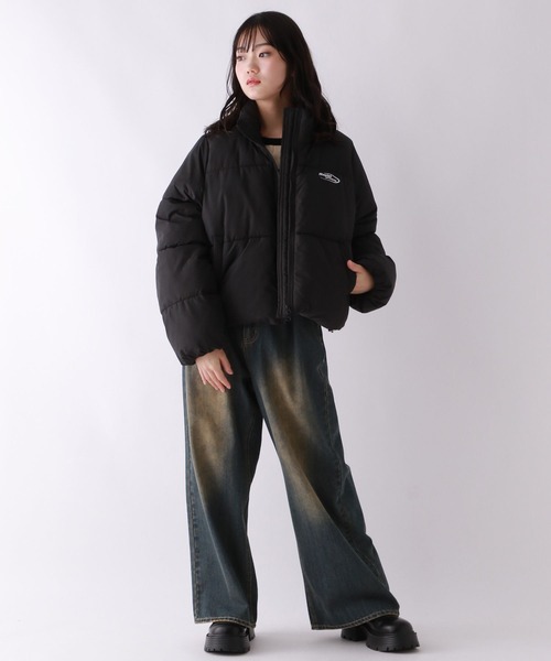 repipi armario（レピピ アルマリオ）の「エアサーマルショートブルゾン（ブルゾン・キッズ・ブラック/ブラウン/その他・SMALL/MEDIUM/LARGE）」の10枚目の写真