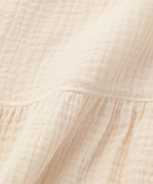 cross marche(クロスマルシェ)の「【LAFUKU/ラフク】ゆったり柔らかダブルガーゼパジャマ綿100%《上下セット》(ルームウェア/パジャマ・レディース・アイボリー/ベージュ/チャコール・LL/L/M)」の12枚目の写真