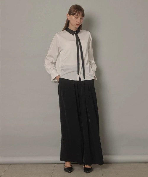 ナロータイブラウス（シャツ/ブラウス）｜CADUNE（カデュネ）の