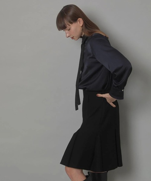 ナロータイブラウス（シャツ/ブラウス）｜CADUNE（カデュネ）の