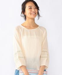 coen | 【Market】楊柳レースブラウス(シャツ/ブラウス)