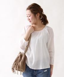 coen | 【Market】楊柳レースブラウス(シャツ/ブラウス)