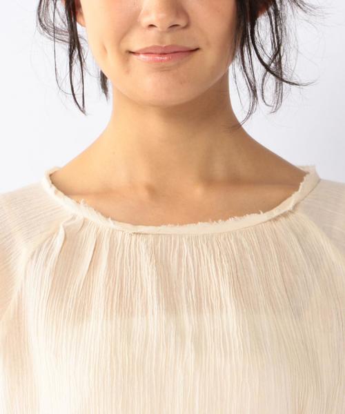 coen（コーエン）の「【Market】楊柳レースブラウス（シャツ/ブラウス・レディース・ベージュ/ホワイト・MEDIUM/LARGE）」の16枚目の写真