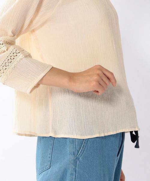 coen（コーエン）の「【Market】楊柳レースブラウス（シャツ/ブラウス・レディース・ベージュ/ホワイト・MEDIUM/LARGE）」の17枚目の写真