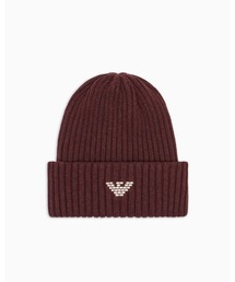 EMPORIO ARMANI（エンポリオアルマーニ）の「【エンポリオ アルマーニ】ASV New York カプセルコレクション ビーニー ウール混紡 リブニット（ニットキャップ/ビーニー・メンズ）」