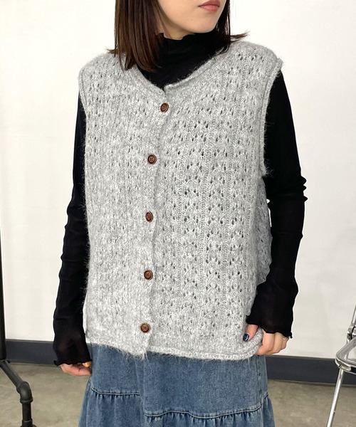 CRB（シーアールビー）の「シアーメローロンT（Tシャツ/カットソー・レディース・パープル/オフホワイト/ライム/ブルー/ブラック/ホワイト×ブラック・F）」の10枚目の写真
