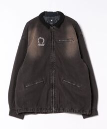DC SHOES（ディーシーシューズ）の「25 PADDED WORK JACKE /DCロゴ刺繍ワンポイント中綿ワークジャケット（ブルゾン）」