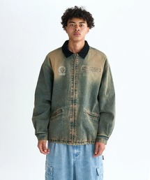 25 PADDED WORK JACKE /DCロゴ刺繍ワンポイント中綿ワークジャケット