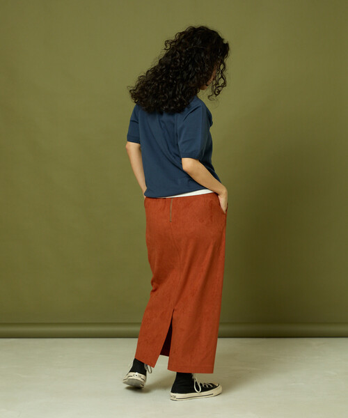 Freada（フリーダ）の「Freada/フリーダ スエーディ スカート（スカート・レディース・オレンジ/ダークブラウン・ONE SIZE）」の12枚目の写真