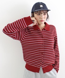 ABYS | 【新色追加】襟付きボーダーニット(ニット/セーター)