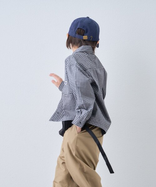 PENNEYS（ぺニーズ）の「【KIDS】【FOX×TYPY】チェックオーバーシャツ（シャツ/ブラウス・キッズ・サックスブルー/オフホワイト/ブラック・110/130/150）」の18枚目の写真