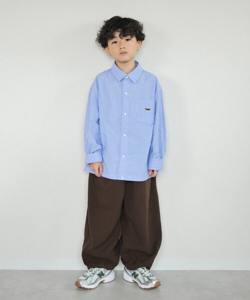 PENNEYS（ぺニーズ）の「【KIDS】【FOX×TYPY】チェックオーバーシャツ（シャツ/ブラウス・キッズ・サックスブルー/オフホワイト/ブラック・110/130/150）」の21枚目の写真