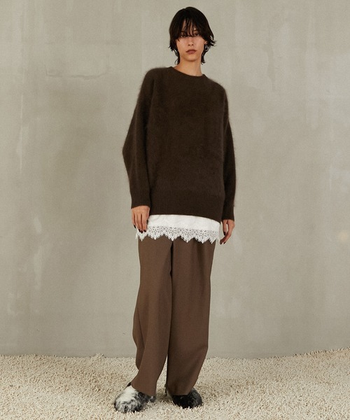 PRANK PROJECT（プランクプロジェクト）の「ウエストドレープパンツ / Waist Drape Pants（その他パンツ・レディース・ブラウン/グレー/ブラック・36/38）」の10枚目の写真