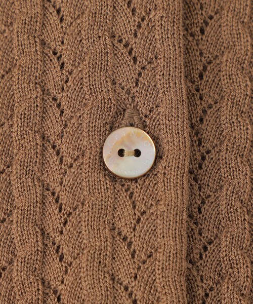 MACKINTOSH LONDON（マッキントッシュ ロンドン）の「クリアニットレーシーカーディガン（カーディガン/ボレロ・レディース・オレンジ/グリーン/ブラウン/ブラック・38/40）」の15枚目の写真