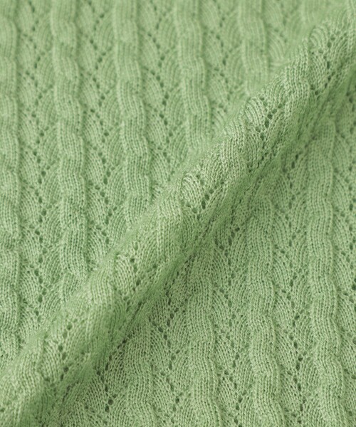 MACKINTOSH LONDON（マッキントッシュ ロンドン）の「クリアニットレーシーカーディガン（カーディガン/ボレロ・レディース・オレンジ/グリーン/ブラウン/ブラック・38/40）」の18枚目の写真