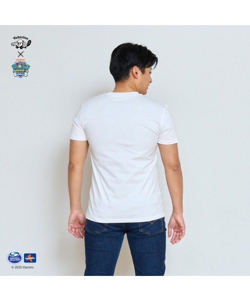 Vehicles(ビークルズ)の「パウパトロール 子供服 グラフィック半袖Tシャツオールビークルズホワイト オールビークルズ(Tシャツ/カットソー・レディース・ホワイト・womens free/MEDIUM/LARGE)」の3枚目の写真