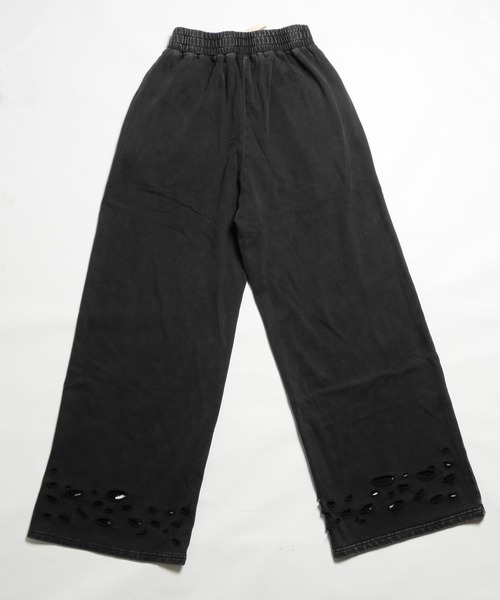 NINE PATH(ナインパス)の「DAMAGE SWEAT PANTS(スウェットパンツ・メンズ・ブラック/グレー・M/L)」の7枚目の写真