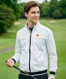 Loudmouth（ラウドマウス）の「LOUDMOUTH ラウドマウス ゴルフウェア  ワンポイント ロゴ フルジップ 薄手 軽量 防風 ボンディングブルゾン（ブルゾン）」