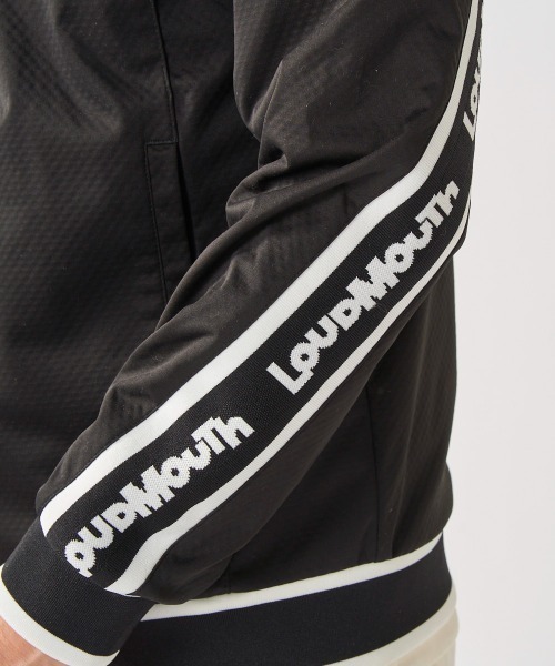 Loudmouth(ラウドマウス)の「LOUDMOUTH ラウドマウス ゴルフウェア ワンポイント ロゴ フルジップ 薄手 軽量 防風 ボンディングブルゾン(ブルゾン・メンズ・ブラック/ホワイト・4L/3L/LL/L/M)」の15枚目の写真