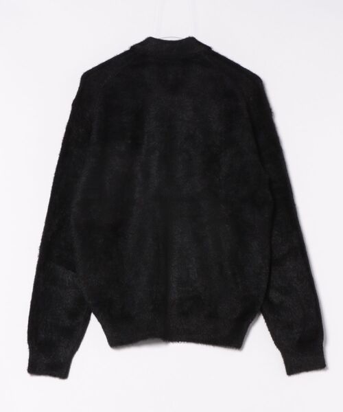 Chikashitsu +（チカシツプラス）の「【Chikashitsu +】hairy button cardigan / 【チカシツプラス】ヘアリーボタンカーディガン <着用動画あり>（カーディガン/ボレロ・メンズ・ブラック/アイボリー/ネイビー/ベージュ/カーキ・ONE SIZE）」の6枚目の写真