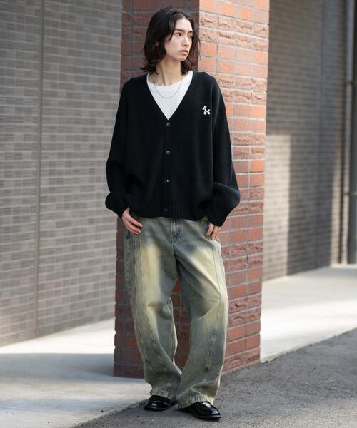 Go To Hollywood ポコピカニットカーディガン　02 セール】WEGO/ワンポイントニットカーディガン（カーディガン/ボレロ